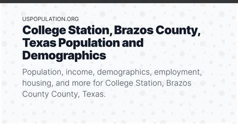 bryan texas population|bryan college station demographics.